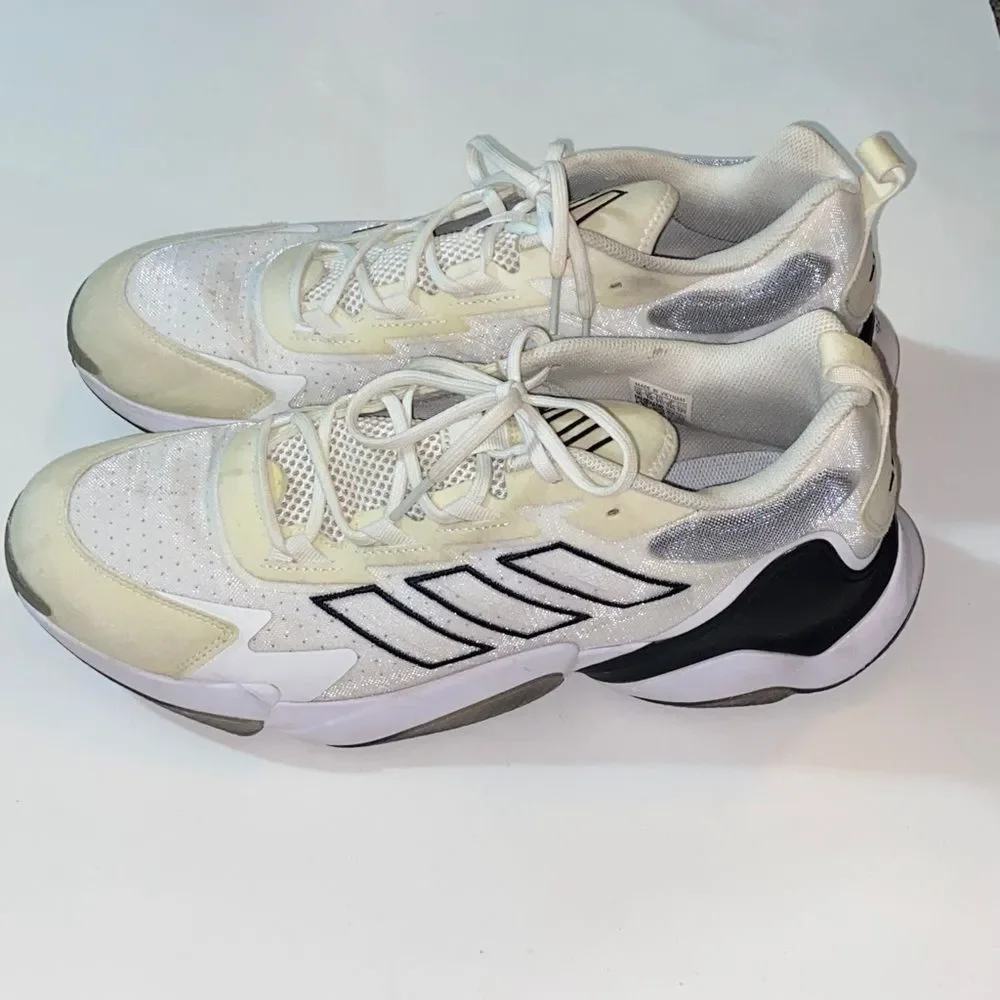 Adidas #335 320 White Mesh Sneakers Size 16 USA